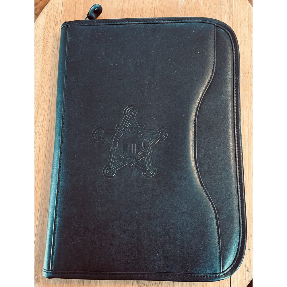 Gemline Zippered Black Portfolio Organizer 10 X 13.5